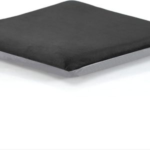 Augld Square Chair Seat Cushion Memory Foam Chair Cushion for Kitchen, Dining,Office or Car 18x18 in Black
