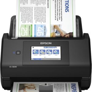 Epson Workforce ES-500W II Wireless Color Duplex Desktop Document Scanner for PC and Mac, with Auto Document Feeder (ADF) and Scan from Smartphone or Tablet